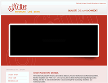 Tablet Screenshot of cafe-koetter.de